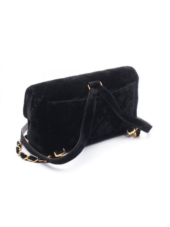 Chanel Backpack Quilted Black Fabric main image 10